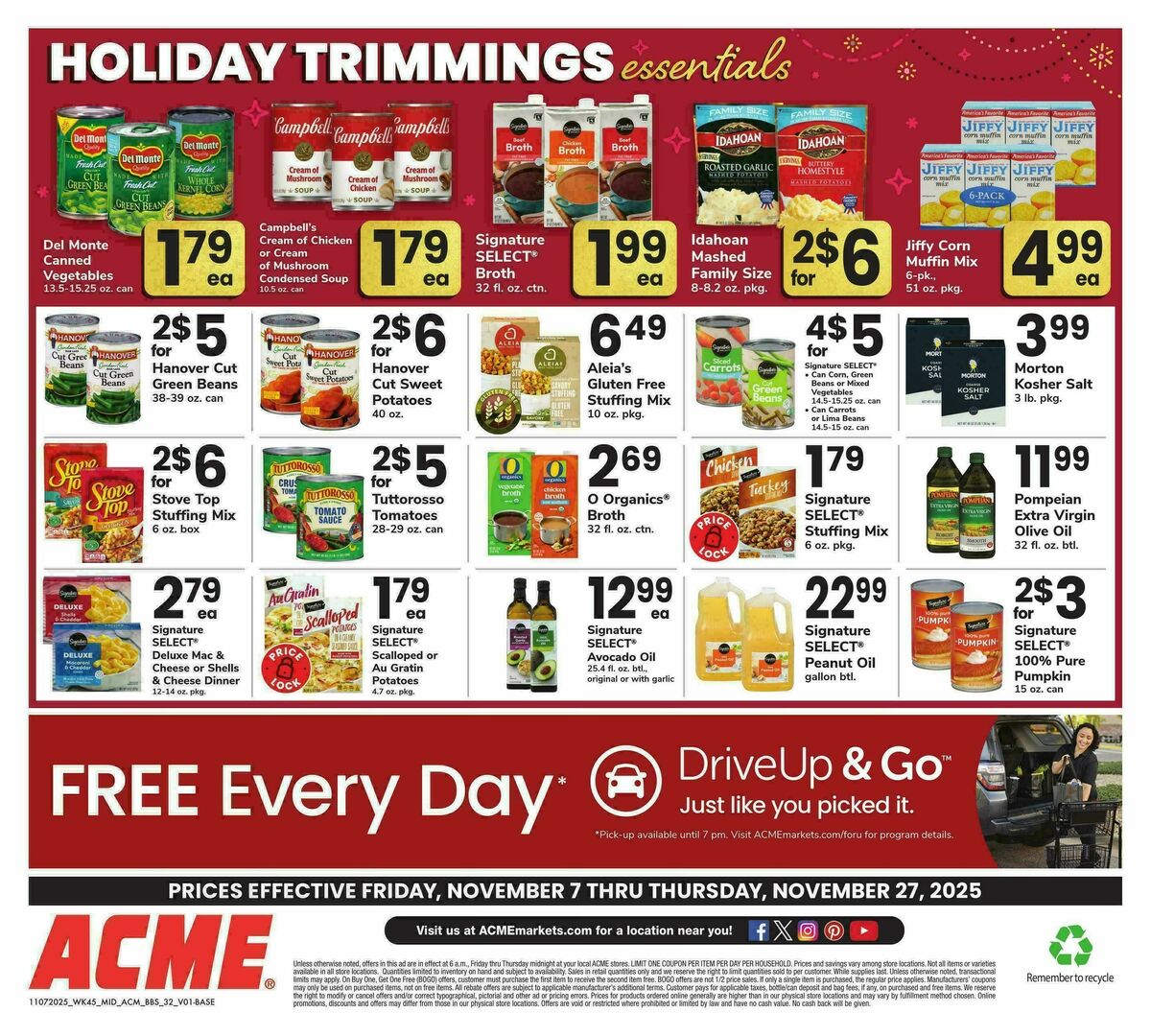 ACME Markets Big Book of Savings Weekly Ad from November 7