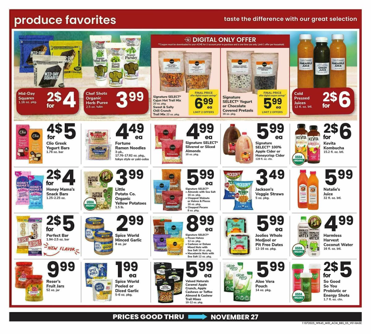 ACME Markets Big Book of Savings Weekly Ad from November 7