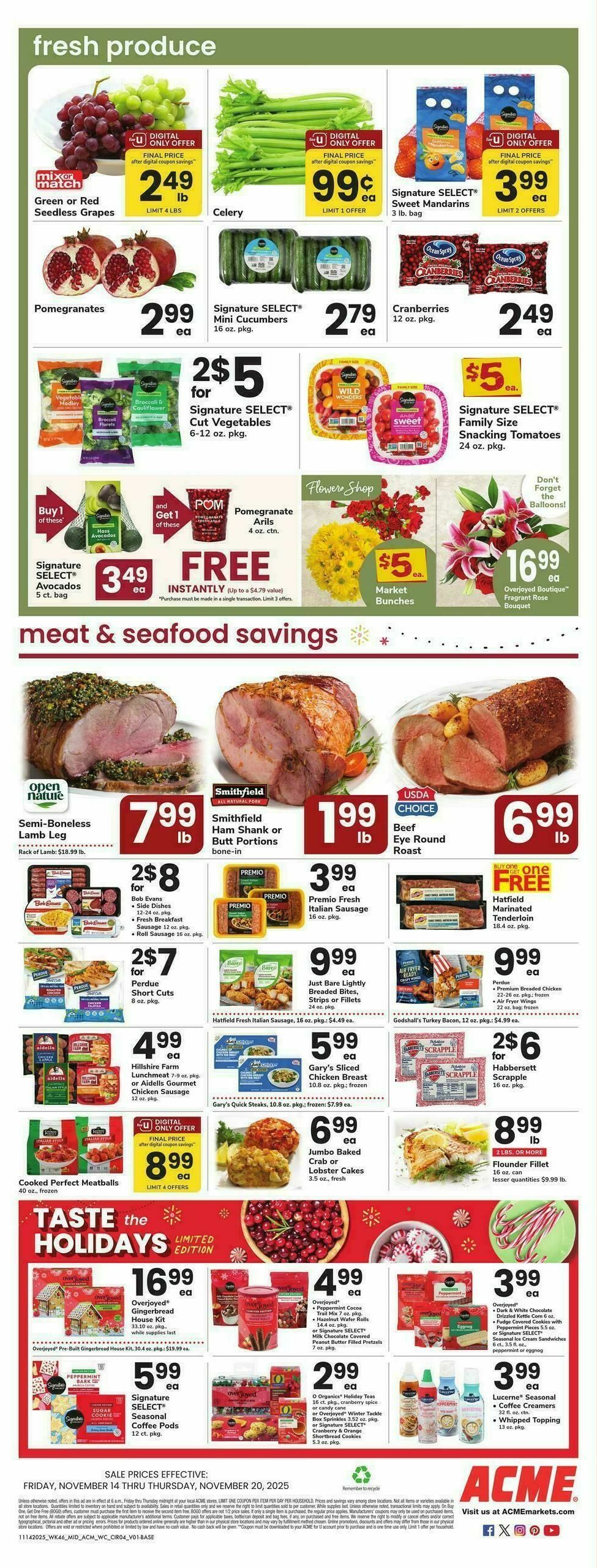 ACME Markets Weekly Ad from November 14