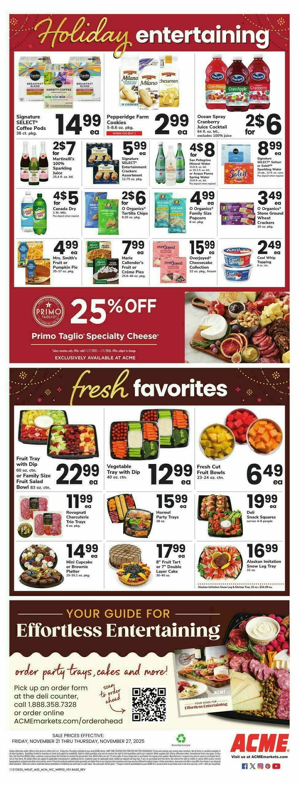 ACME Markets Weekly Ad from November 21