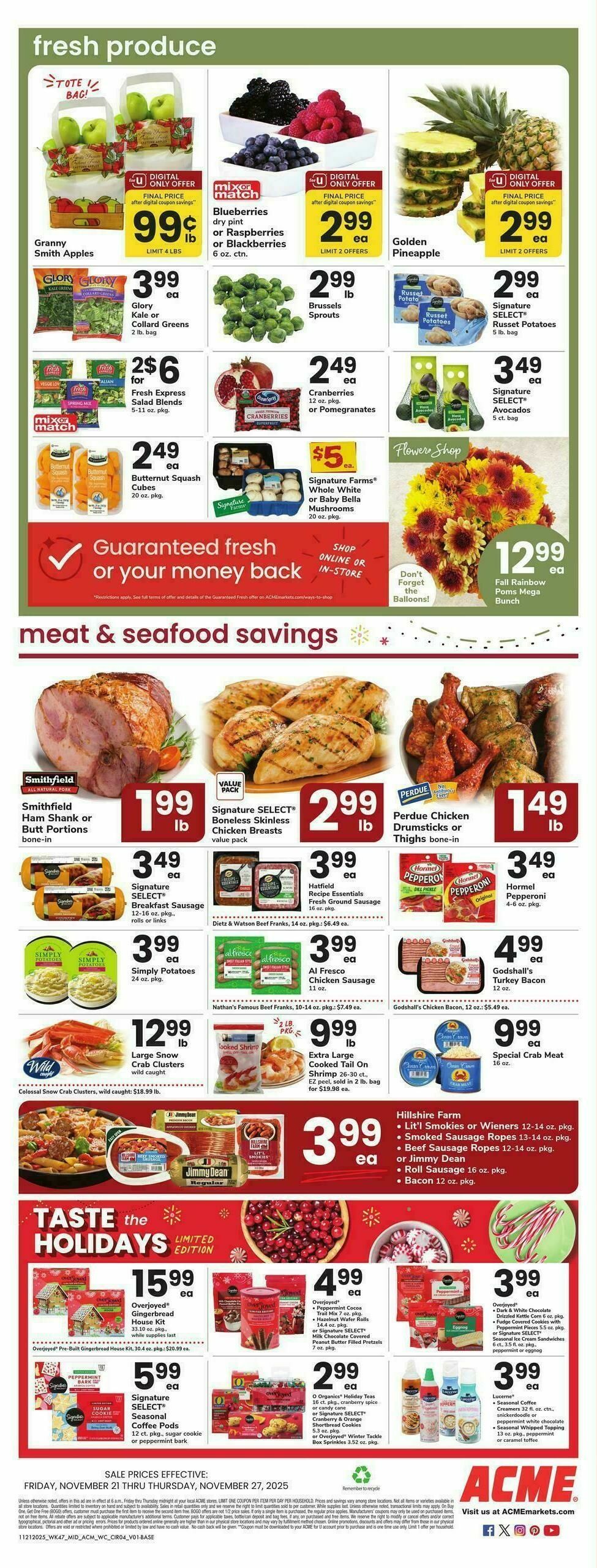 ACME Markets Weekly Ad from November 21