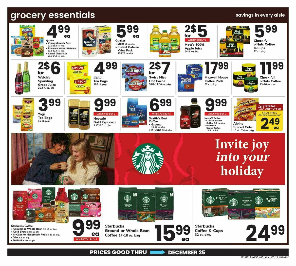 ACME Markets Big Book of Savings Weekly Ad from November 28