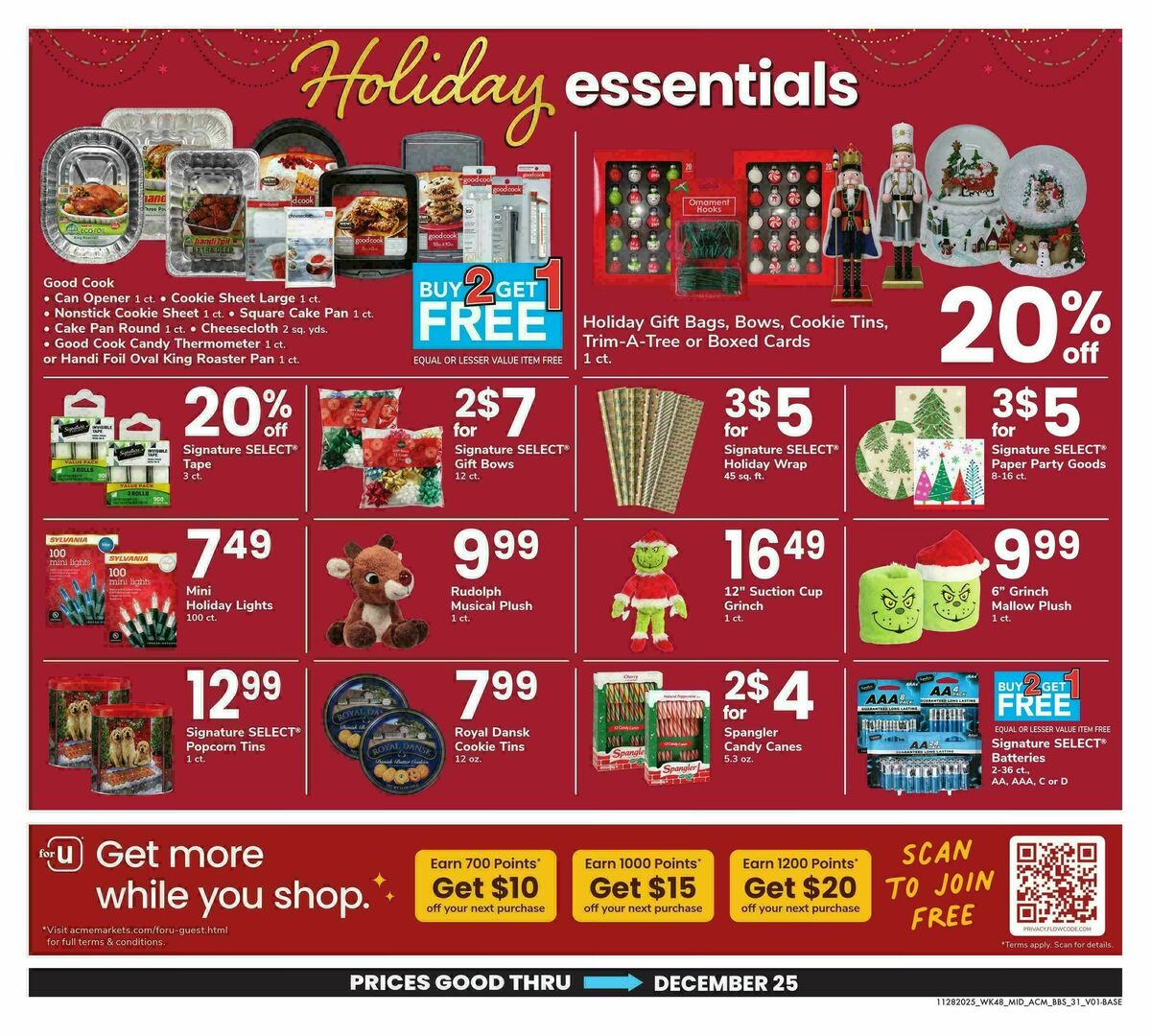ACME Markets Big Book of Savings Weekly Ad from November 28