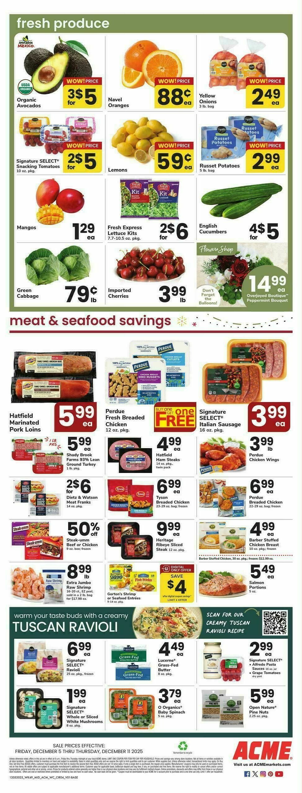 ACME Markets Weekly Ad from December 5