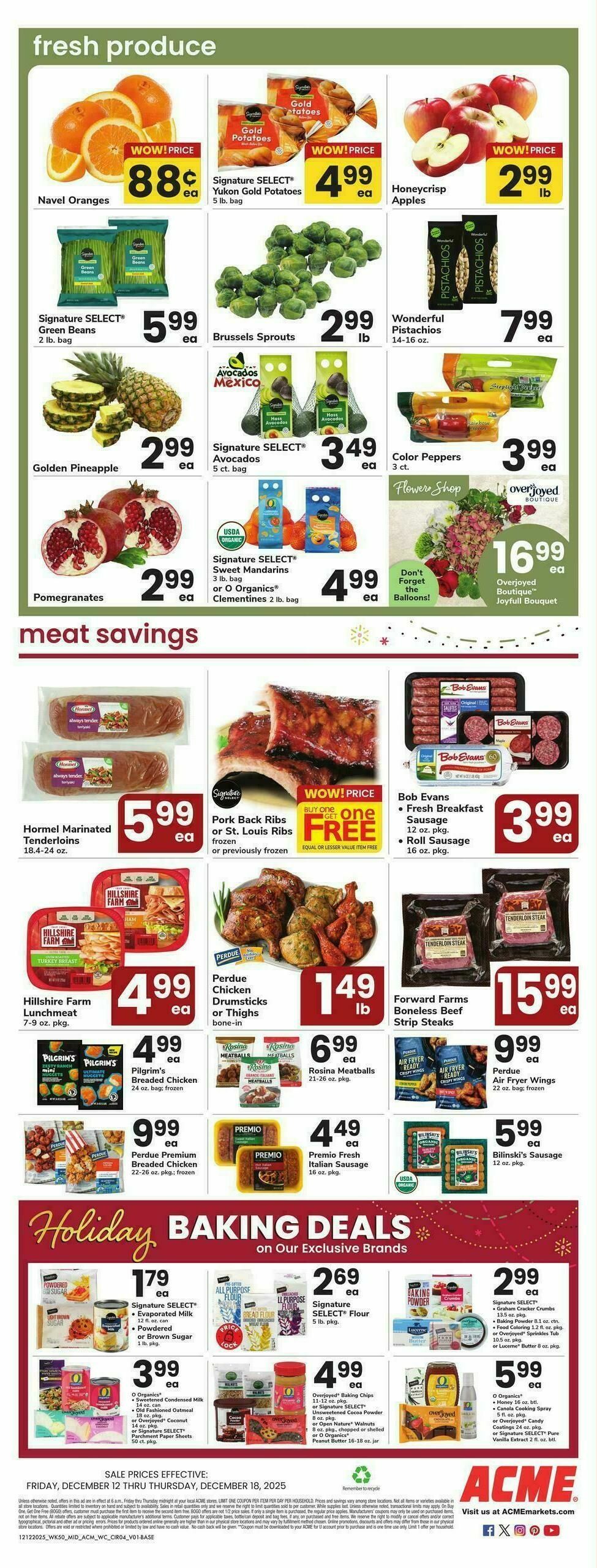 ACME Markets Weekly Ad from December 12