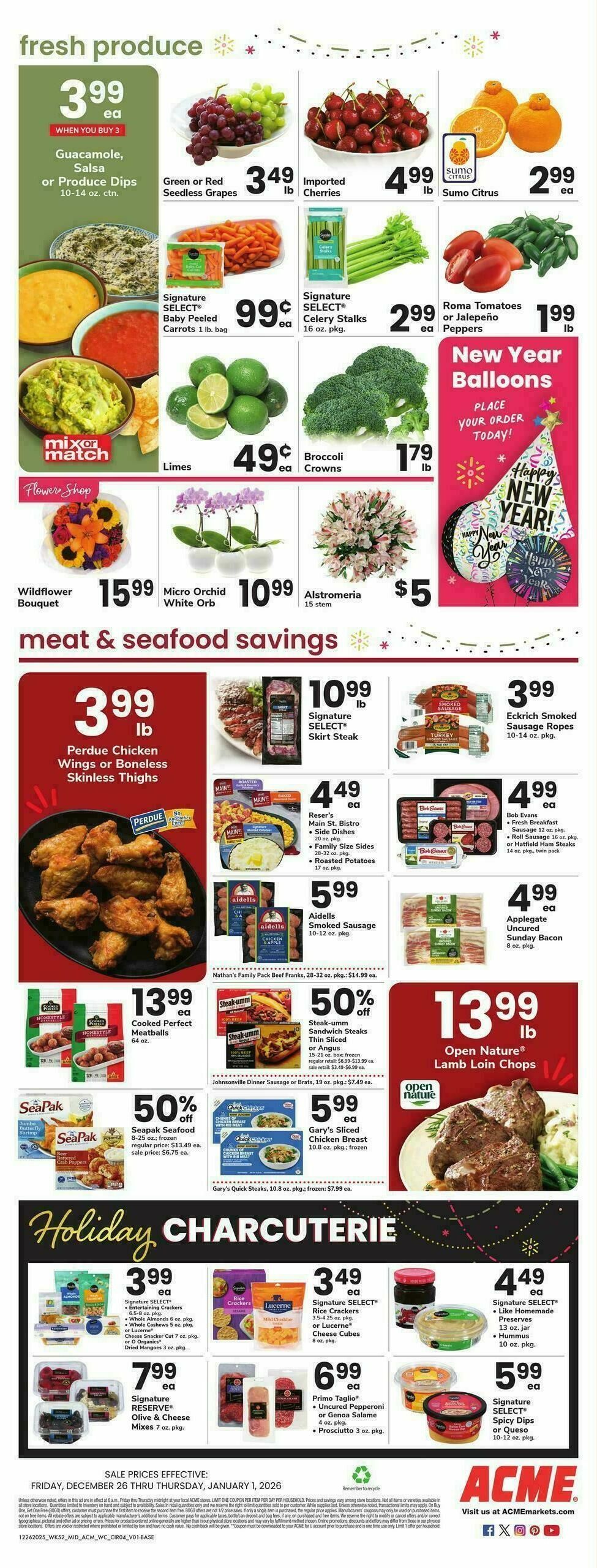 ACME Markets Weekly Ad from December 26