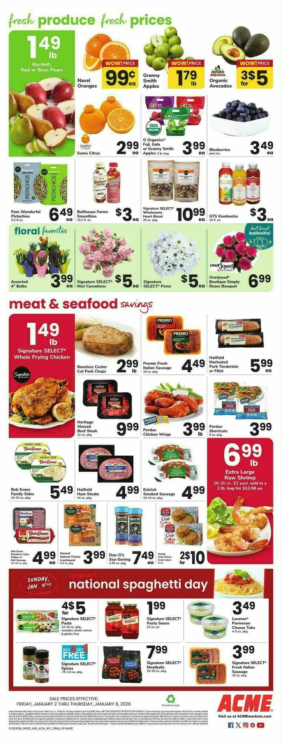 ACME Markets Weekly Ad from January 2