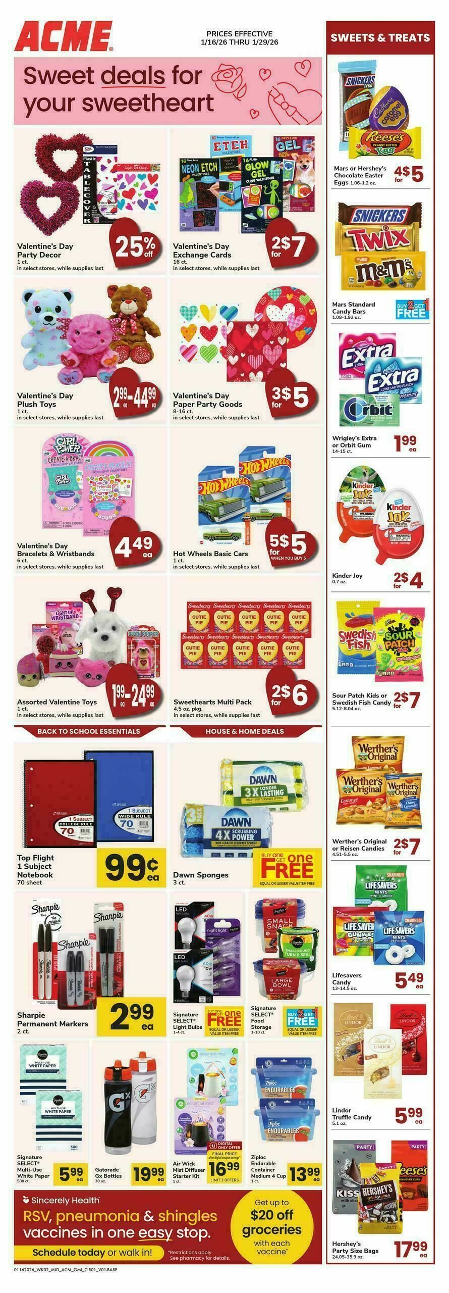 ACME Markets Health, Home & Beauty Weekly Ad from January 16