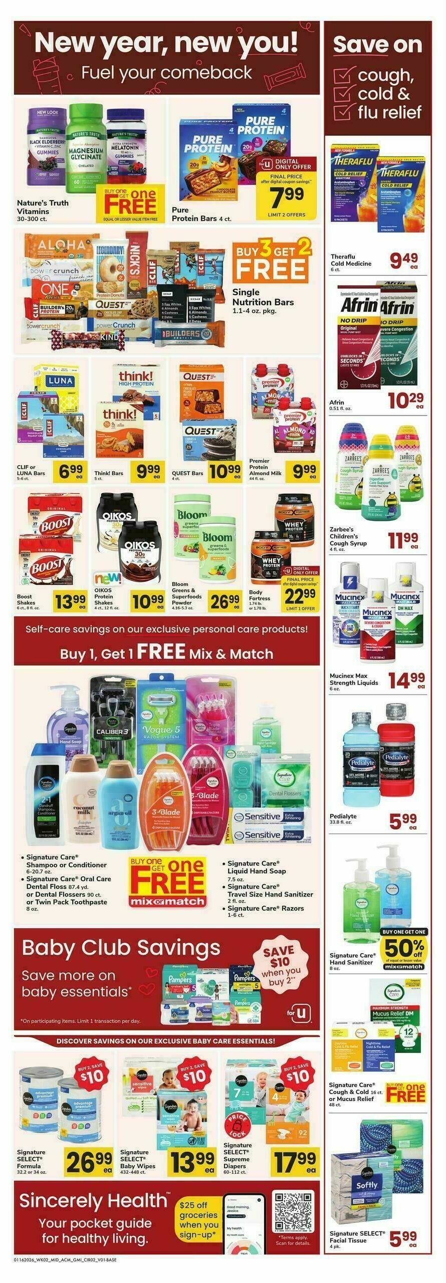 ACME Markets Health, Home & Beauty Weekly Ad from January 16