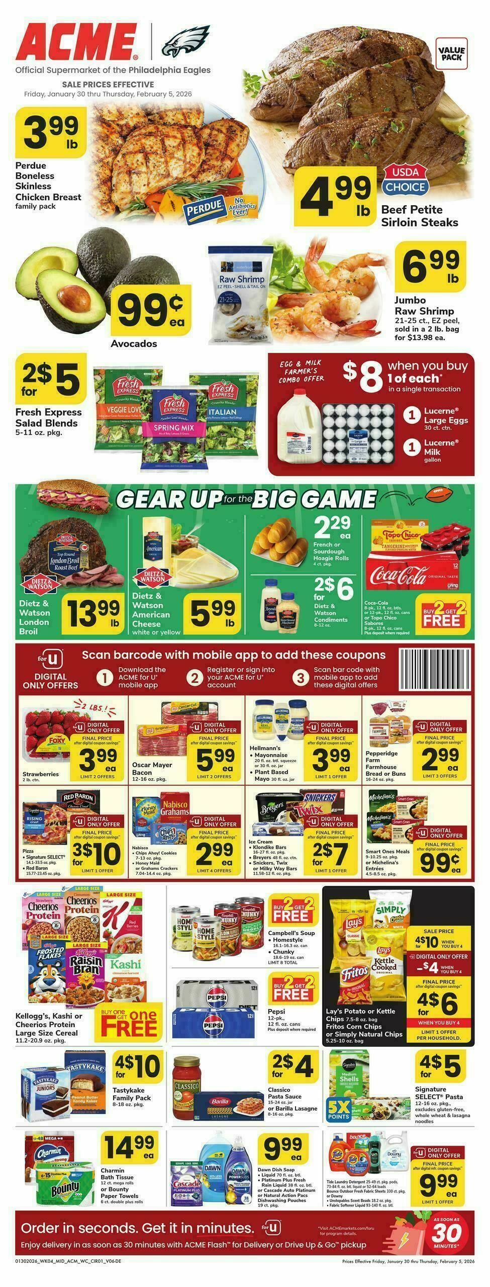 ACME Markets Weekly Ad from January 30