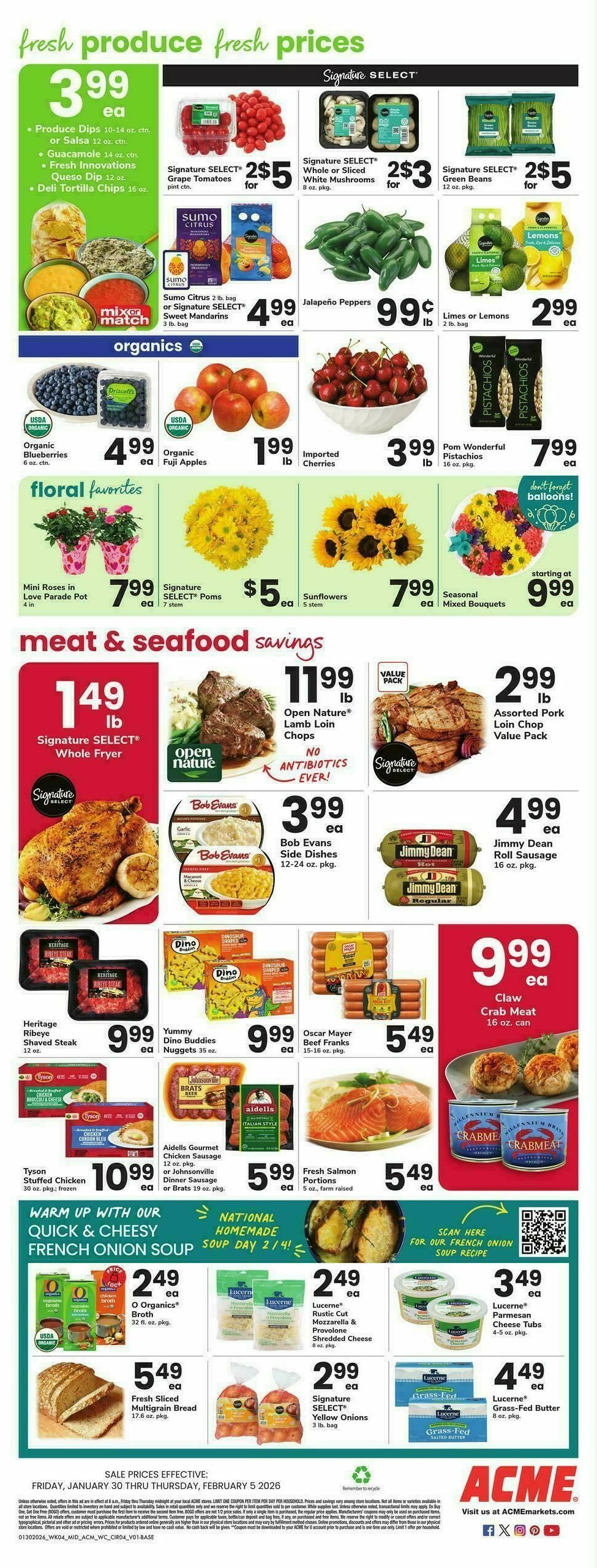 ACME Markets Weekly Ad from January 30