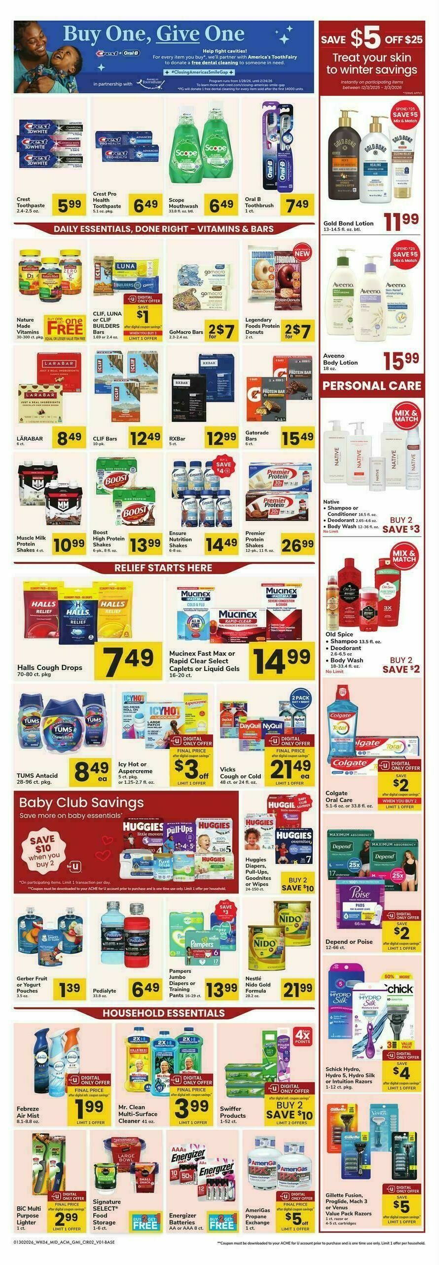 ACME Markets Health, Home & Beauty Weekly Ad from January 30