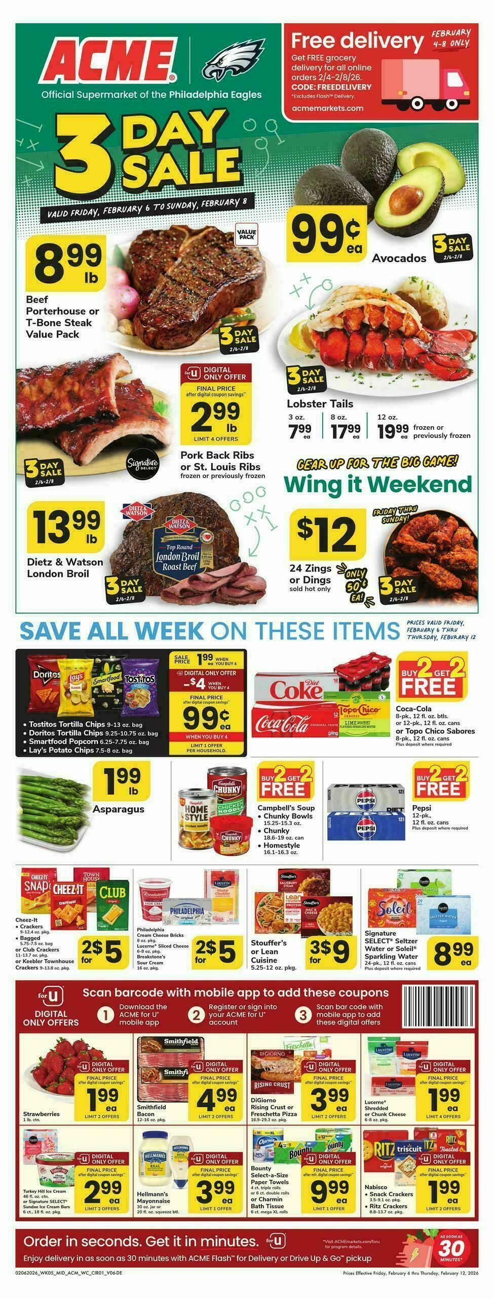 ACME Markets Weekly Ad from February 6