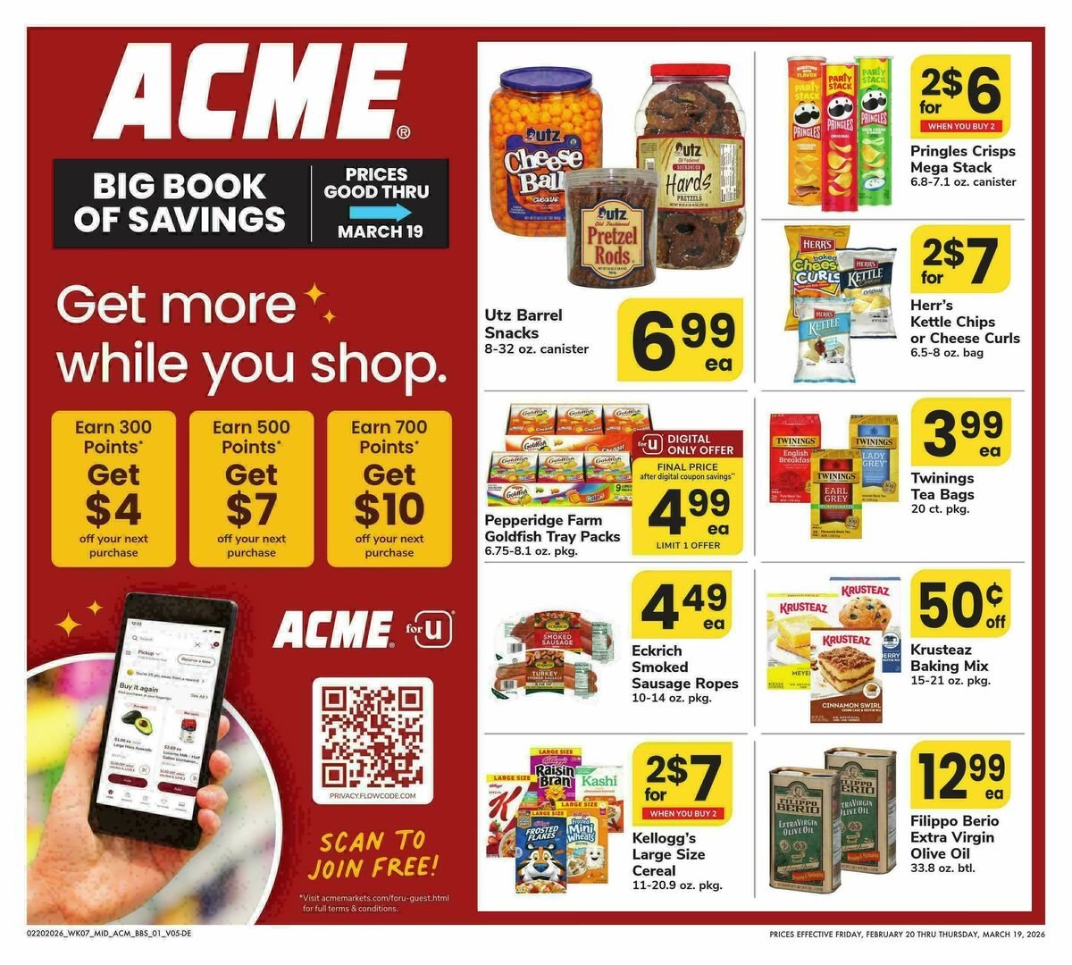 ACME Markets Big Book of Savings Weekly Ad from February 20