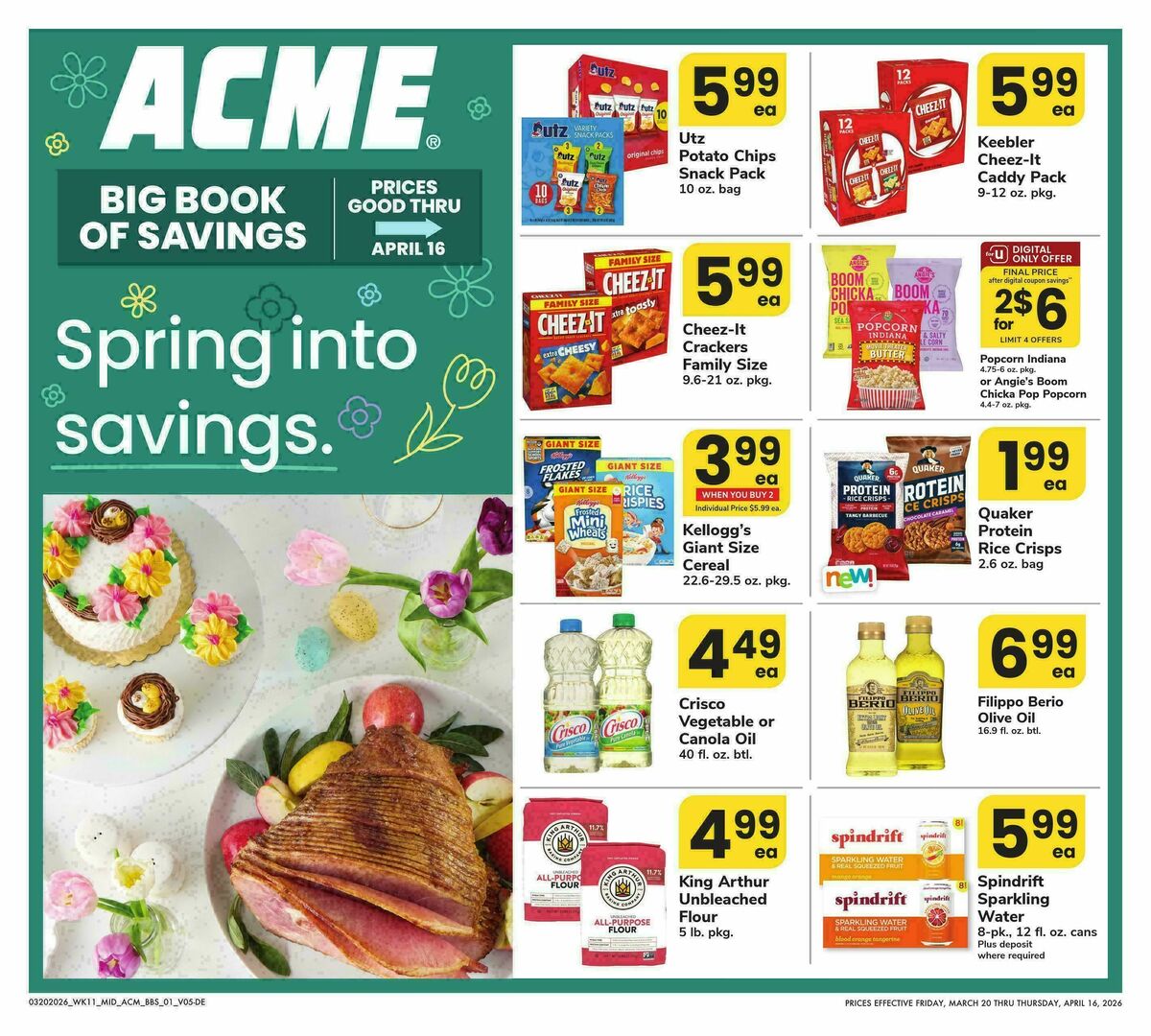 ACME Markets Big Book of Savings Weekly Ad from March 20