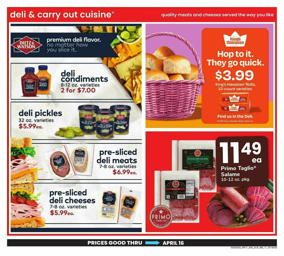 ACME Markets Big Book of Savings Weekly Ad from March 20