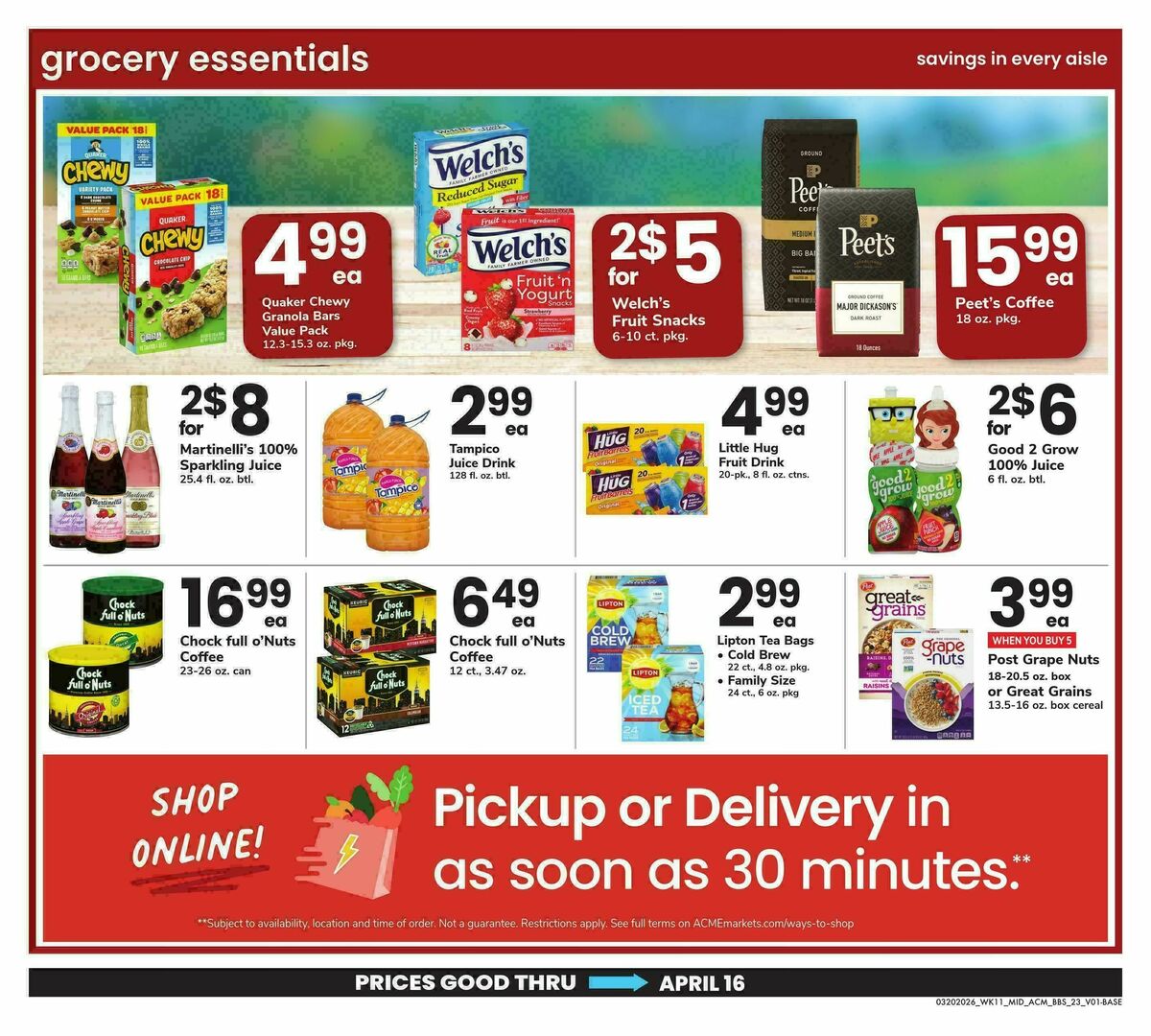 ACME Markets Big Book of Savings Weekly Ad from March 20