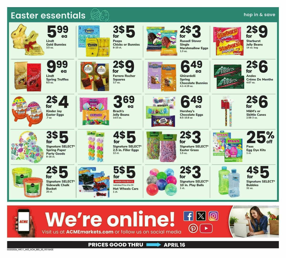 ACME Markets Big Book of Savings Weekly Ad from March 20