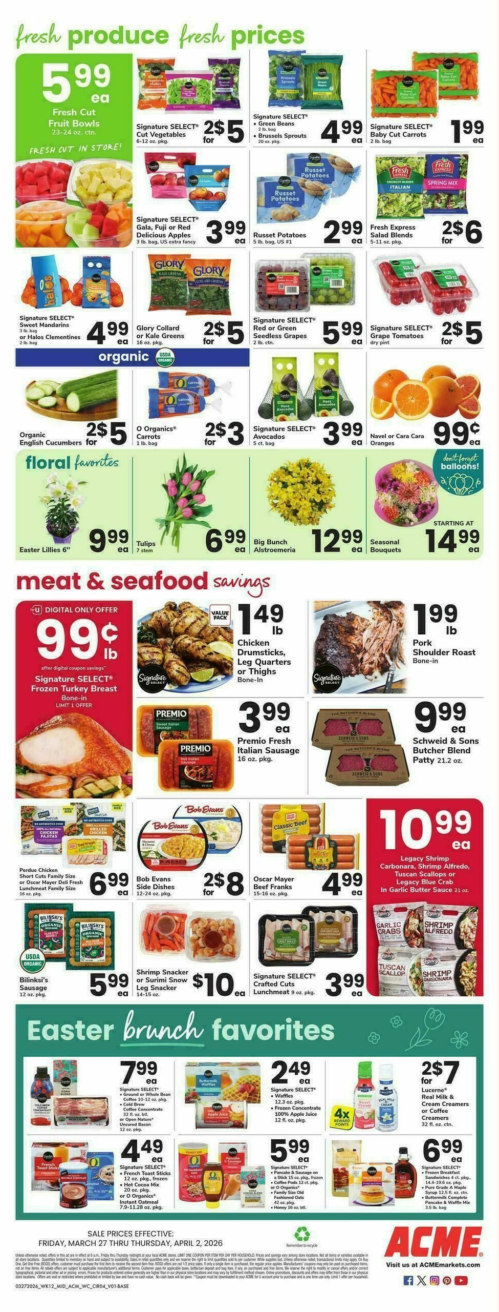 ACME Markets Weekly Ad from March 27