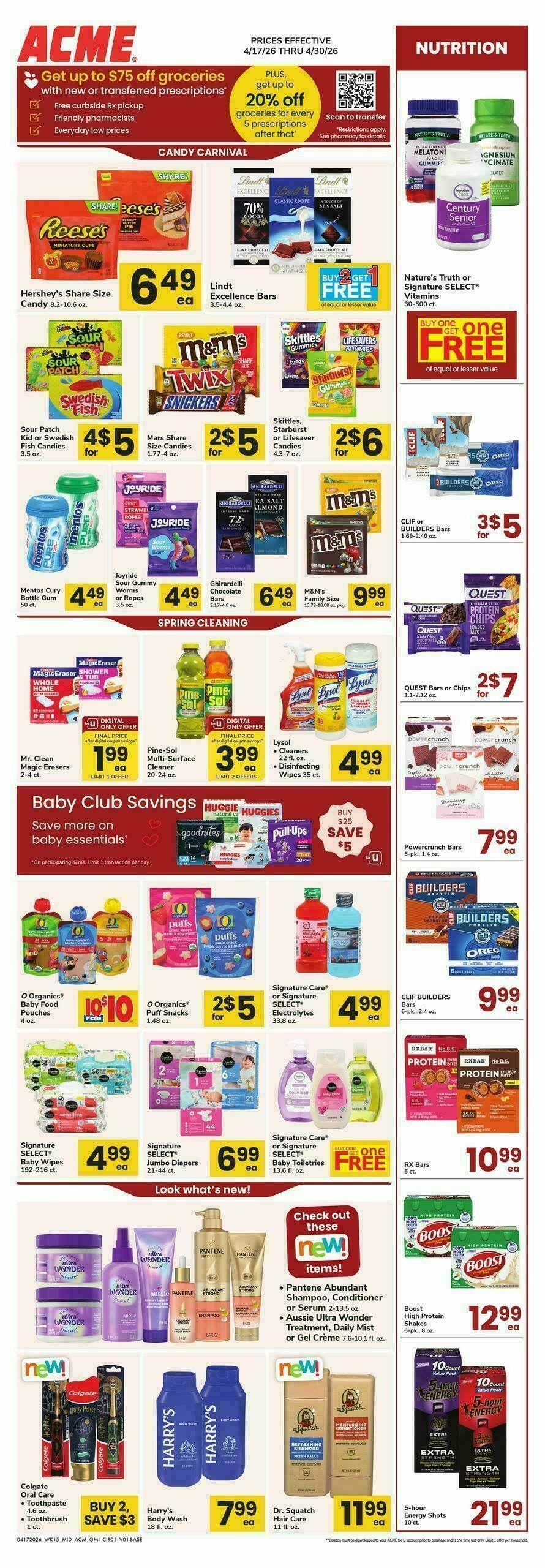 ACME Markets Health, Home & Beauty Weekly Ad from April 17