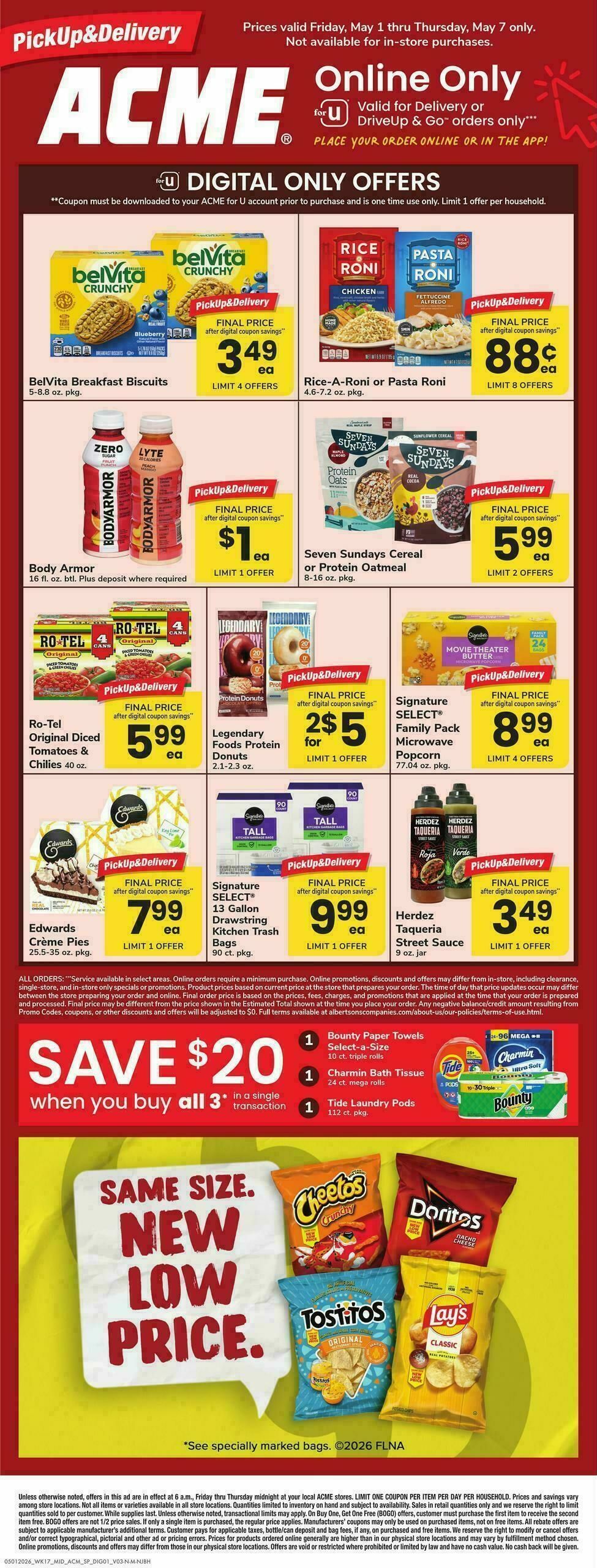 ACME Markets Bonus Online Savings Weekly Ad from May 1