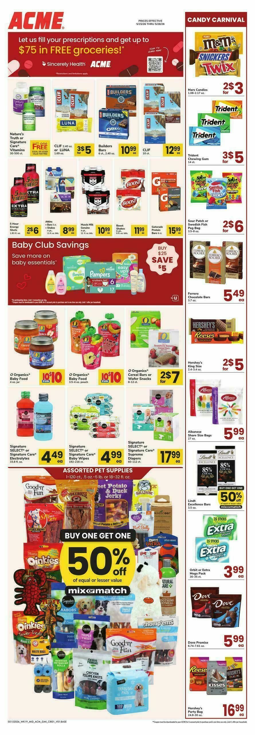 ACME Markets Health, Home & Beauty Weekly Ad from May 15