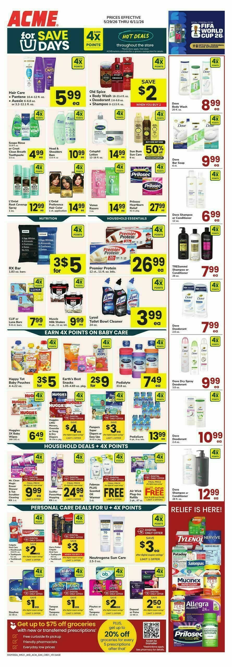 ACME Markets Health, Home & Beauty Weekly Ad from May 29