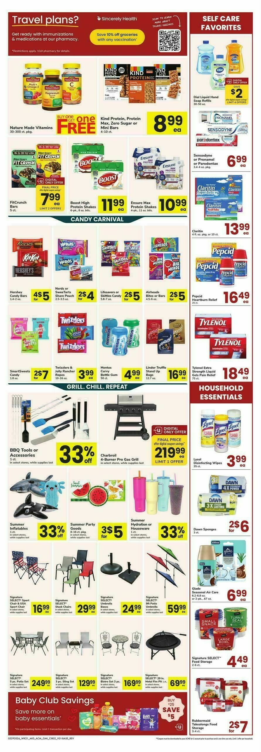 ACME Markets Health, Home & Beauty Weekly Ad from May 29