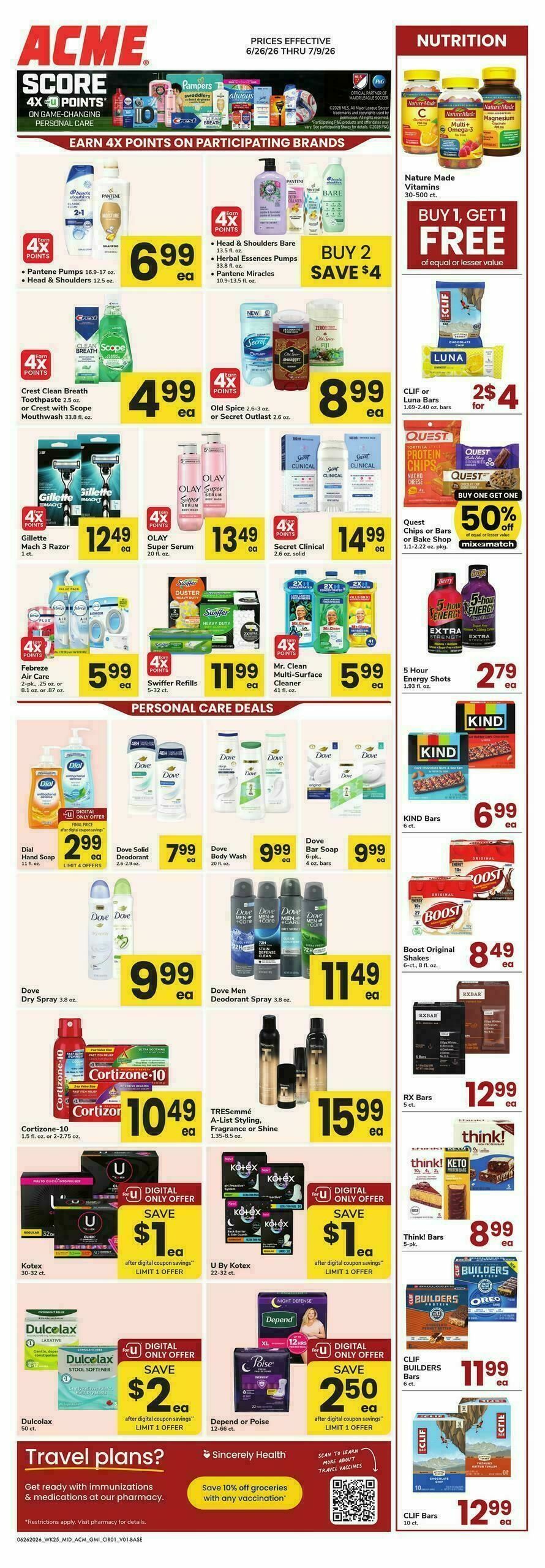 ACME Markets Health, Home & Beauty Weekly Ad from June 26