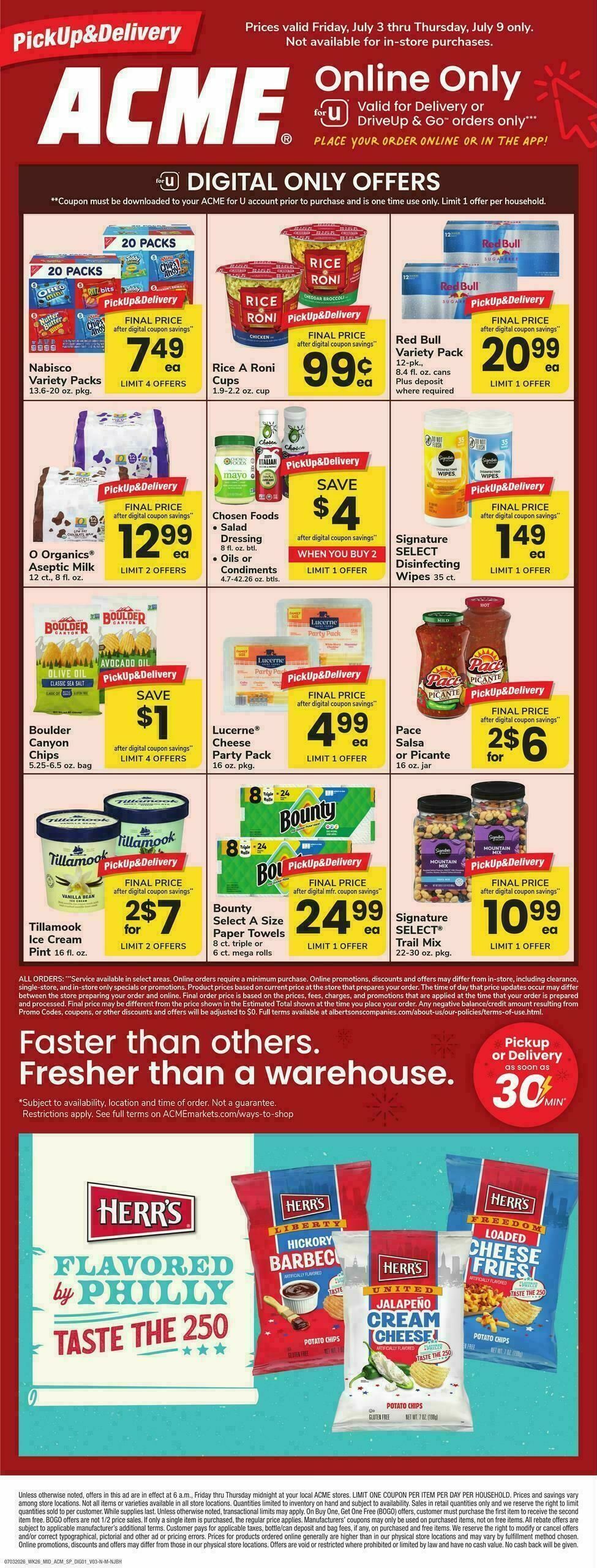 ACME Markets Bonus Online Savings Weekly Ad from July 3