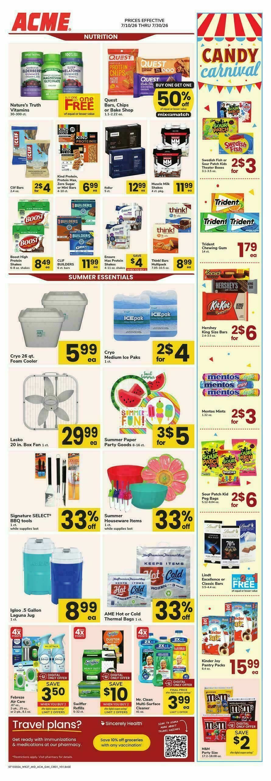 ACME Markets Health, Home & Beauty Weekly Ad from July 10