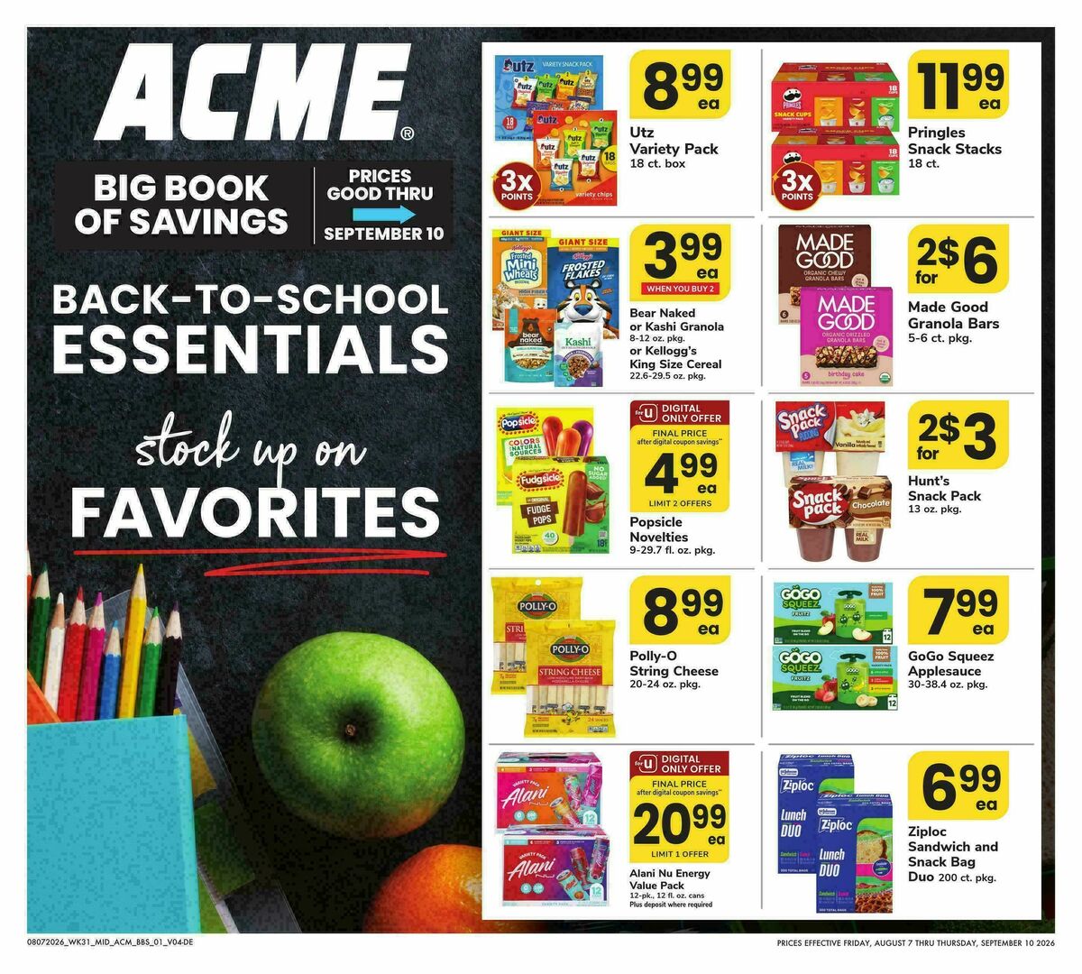 ACME Markets Big Book of Savings Weekly Ad from August 7
