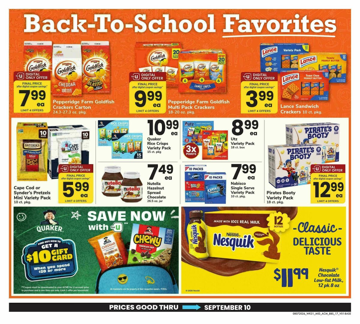 ACME Markets Big Book of Savings Weekly Ad from August 7