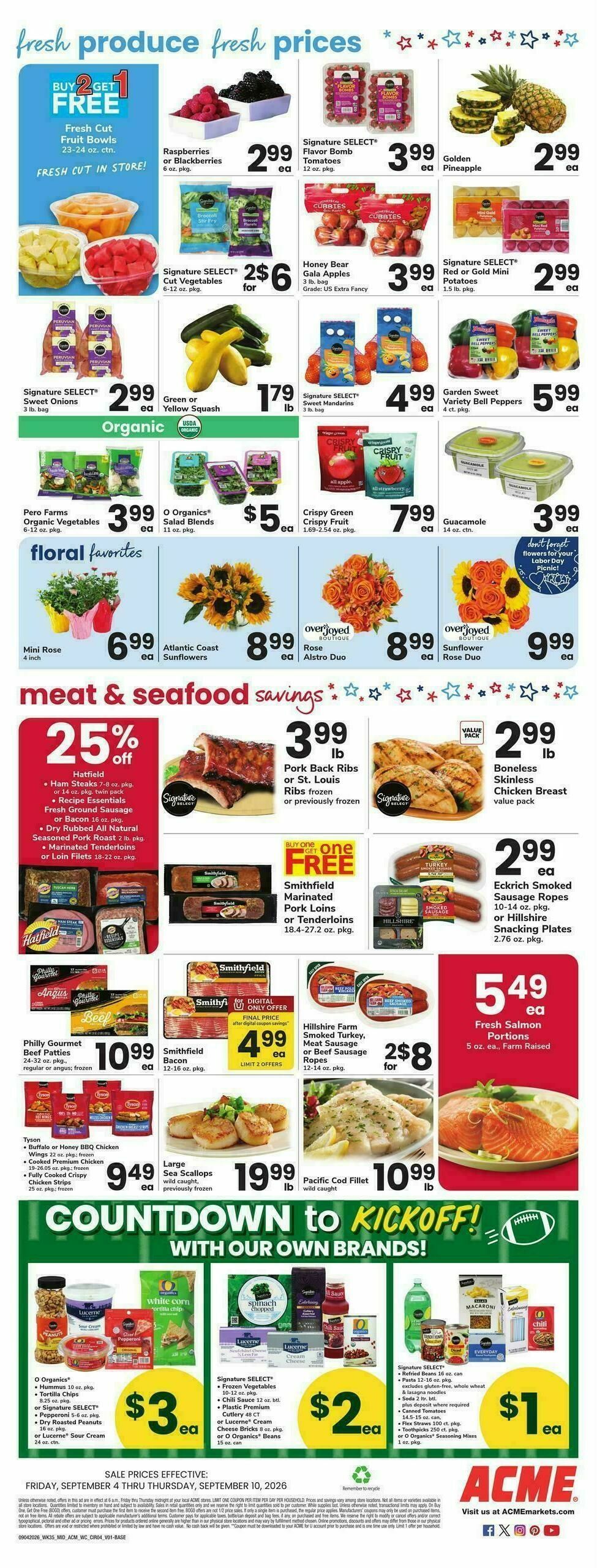 ACME Markets Weekly Ad from September 4