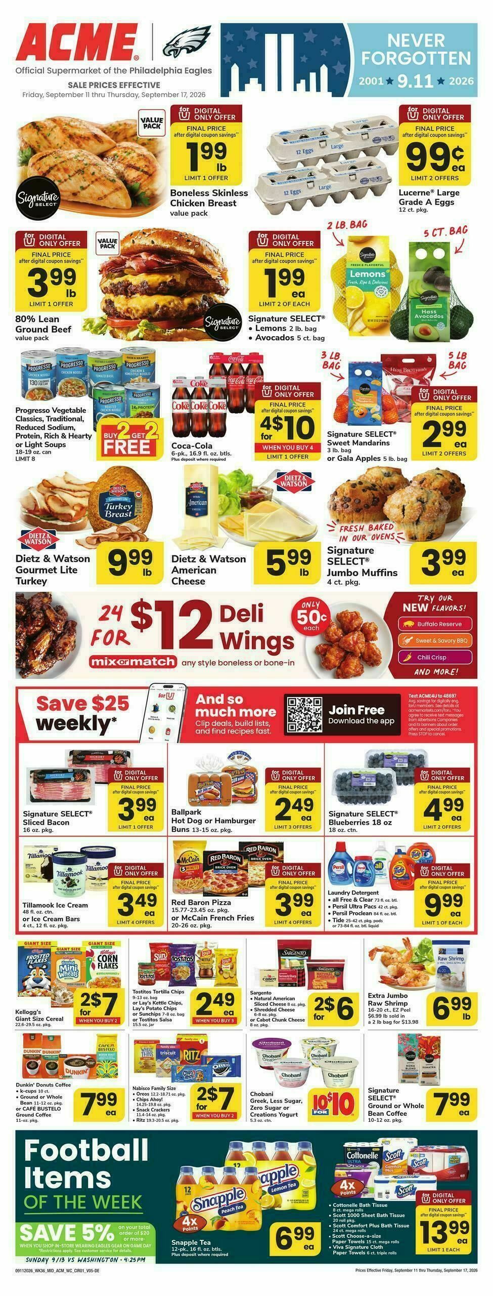 ACME Markets Weekly Ad from September 11