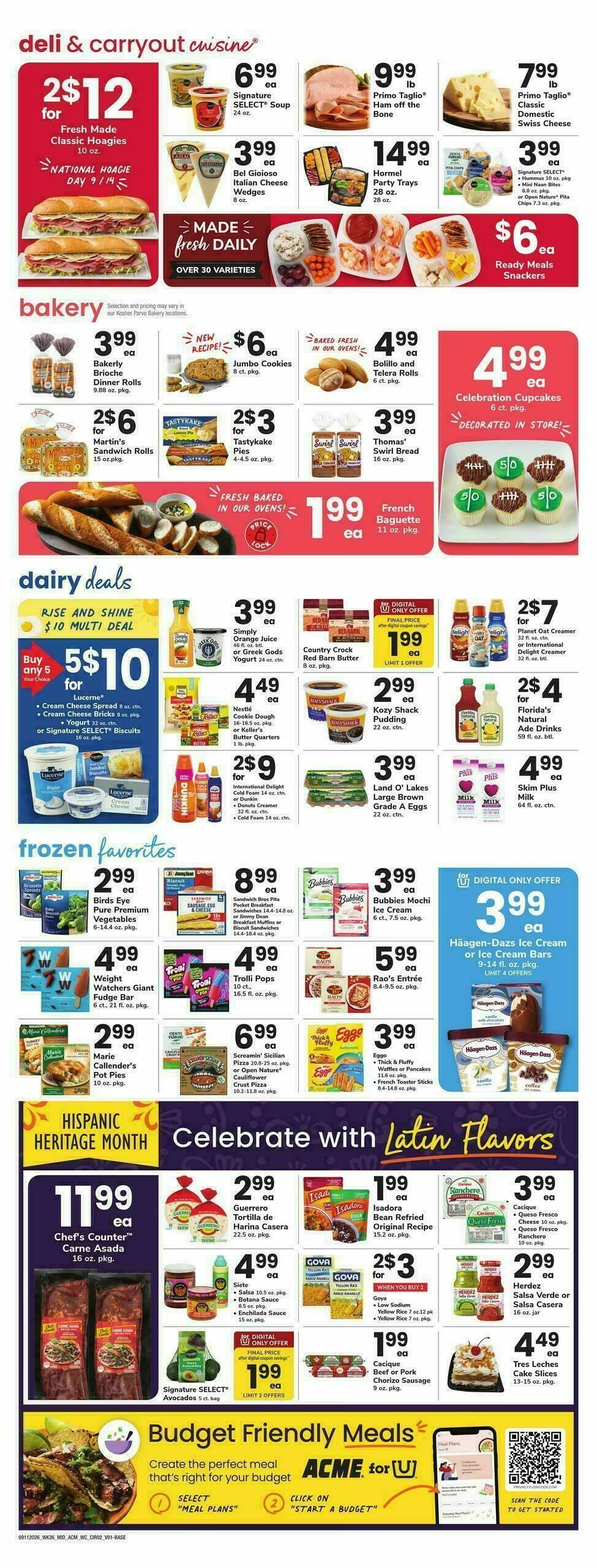 ACME Markets Weekly Ad from September 11
