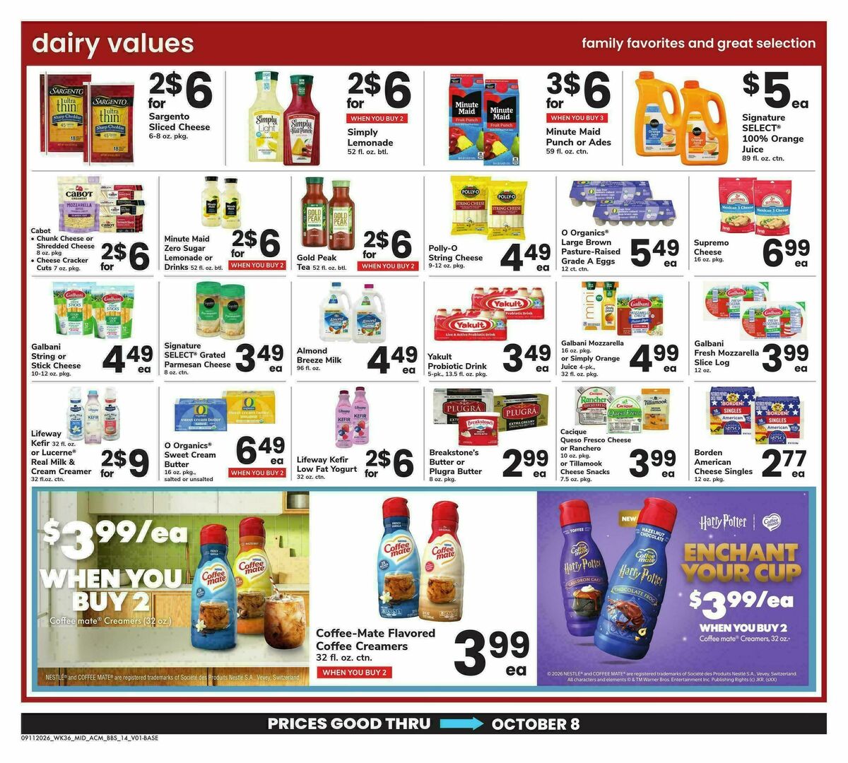 ACME Markets Big Book of Savings Weekly Ad from September 11