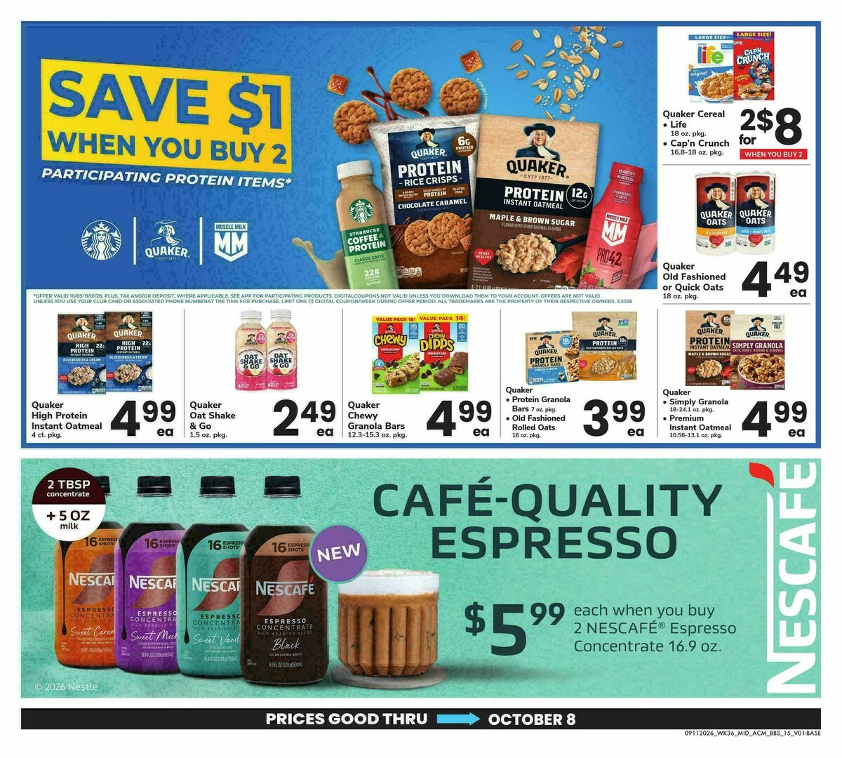 ACME Markets Big Book of Savings Weekly Ad from September 11