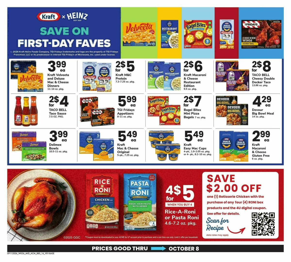 ACME Markets Big Book of Savings Weekly Ad from September 11