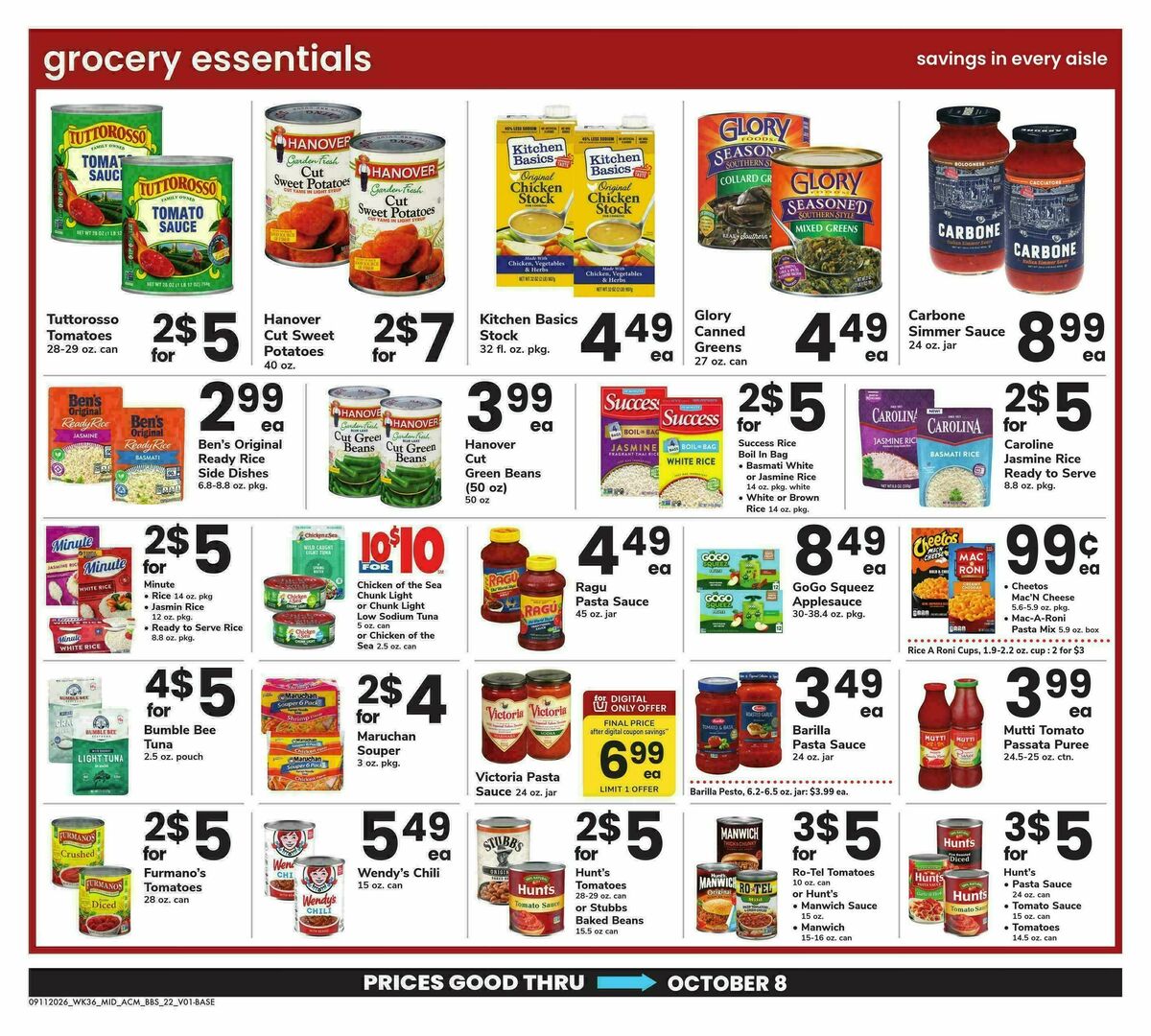 ACME Markets Big Book of Savings Weekly Ad from September 11