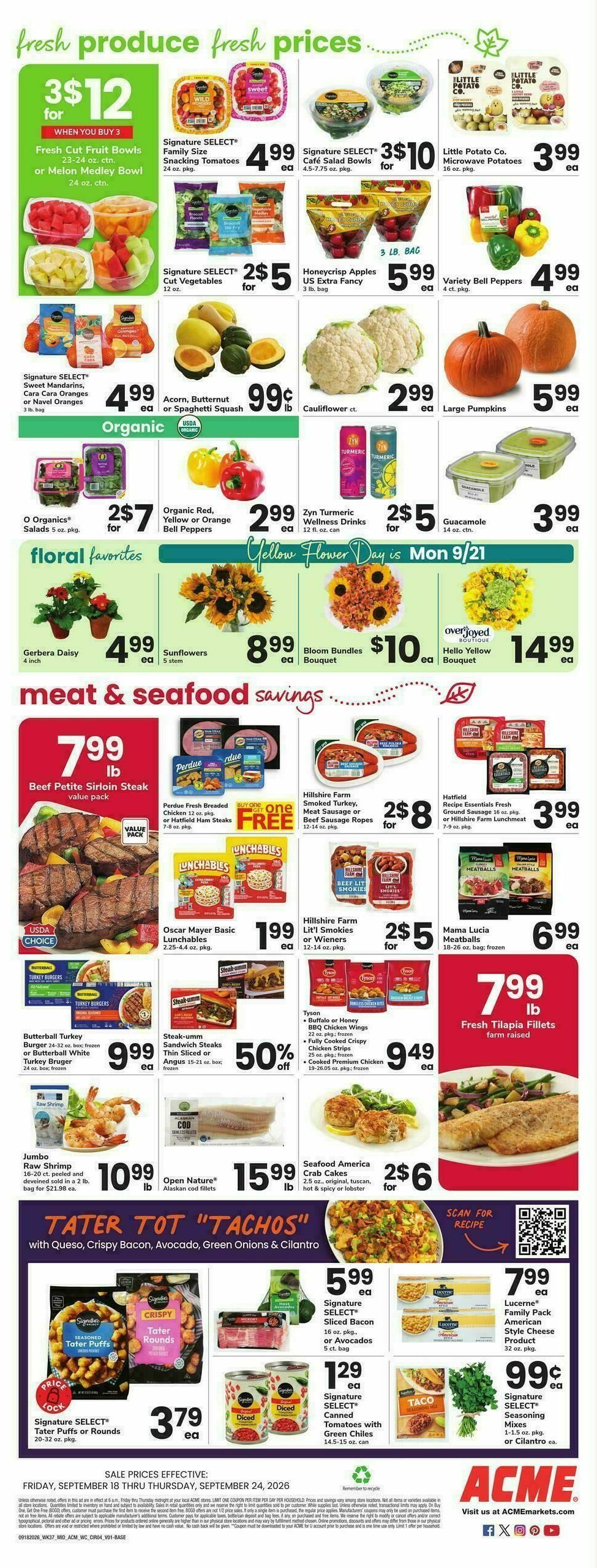 ACME Markets Weekly Ad from September 18