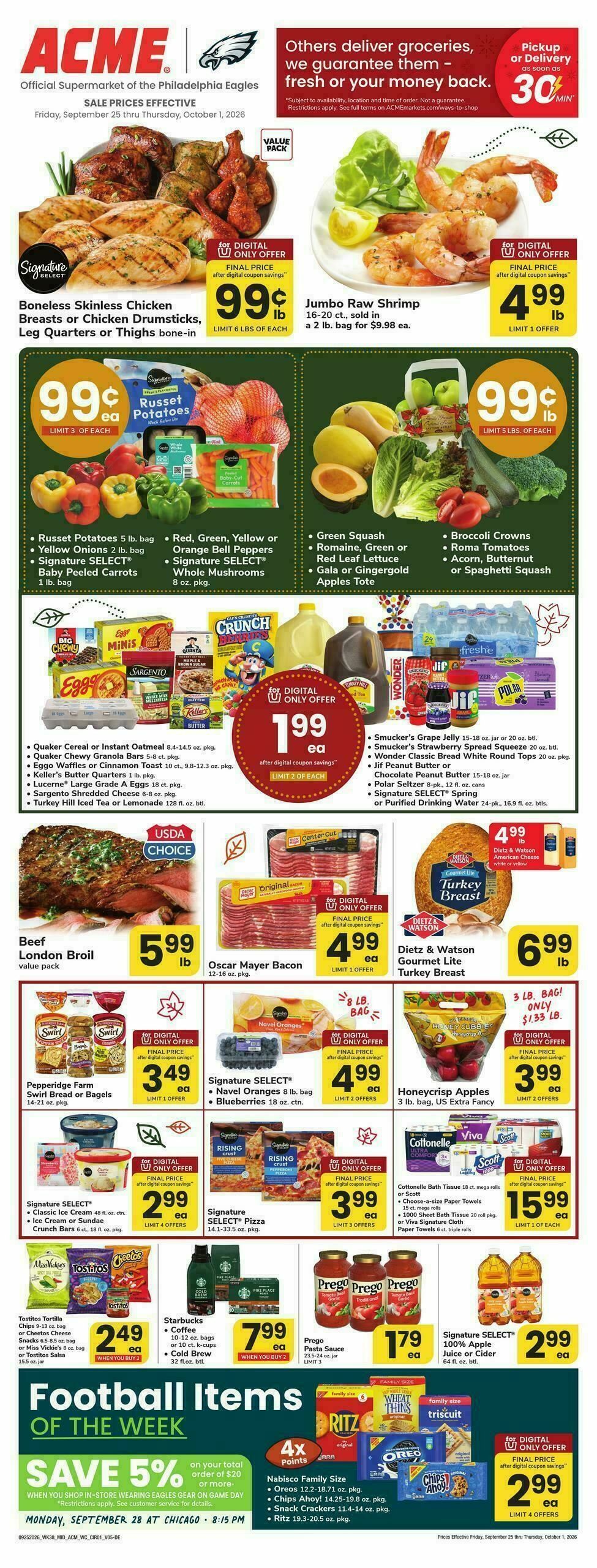 ACME Markets Weekly Ad from September 25