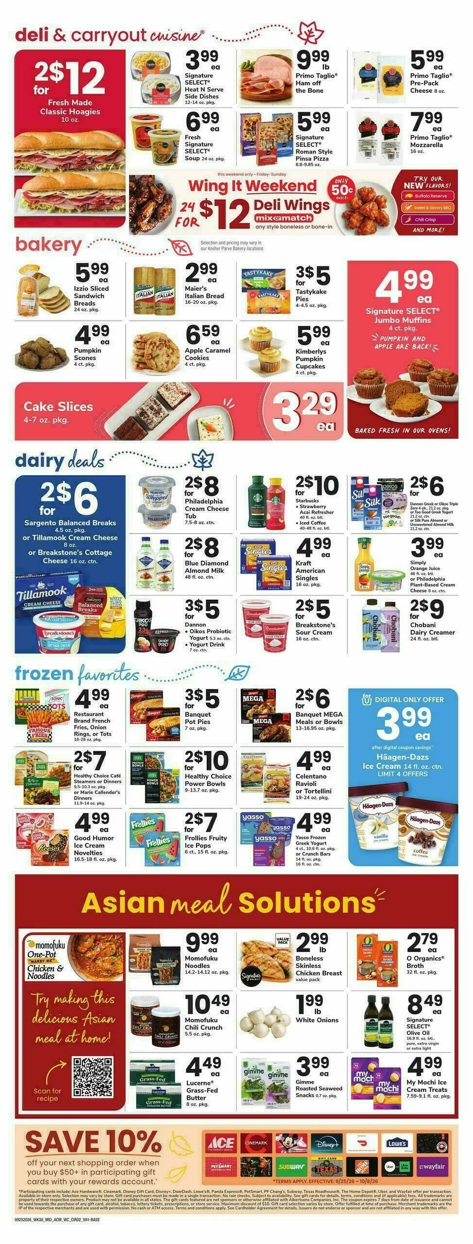 ACME Markets Weekly Ad from September 25
