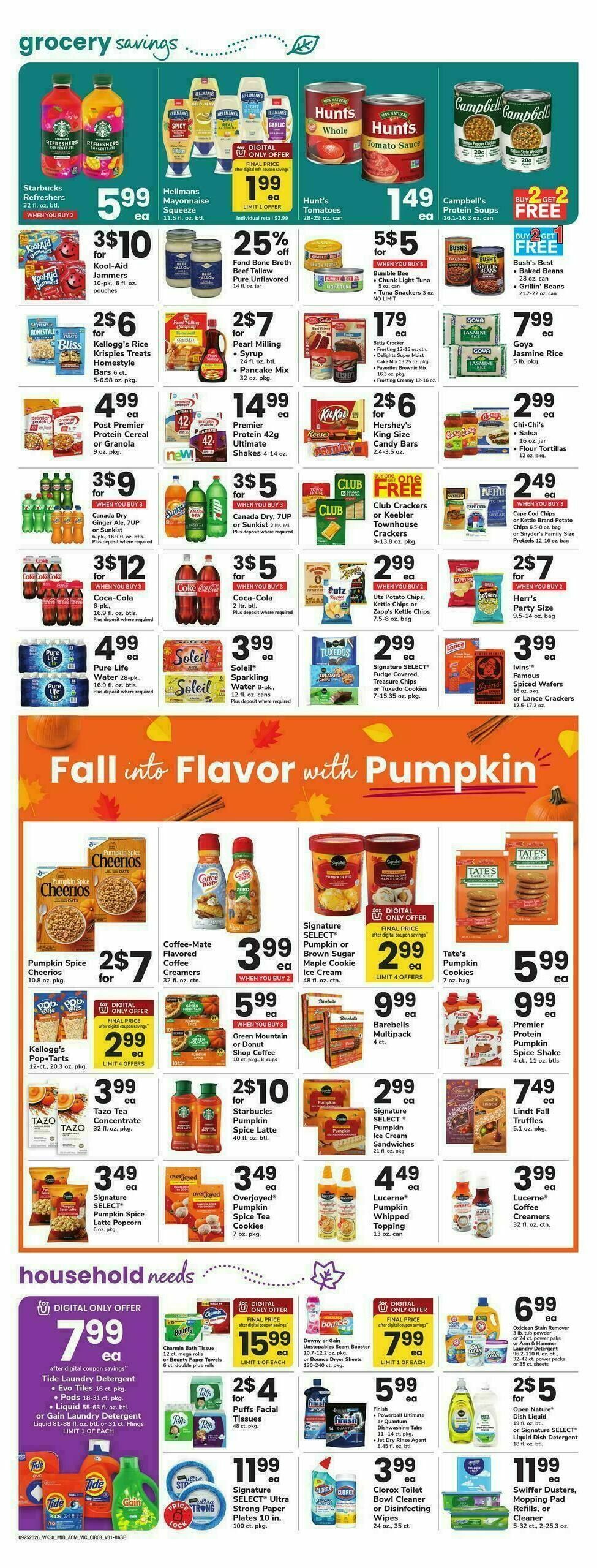 ACME Markets Weekly Ad from September 25