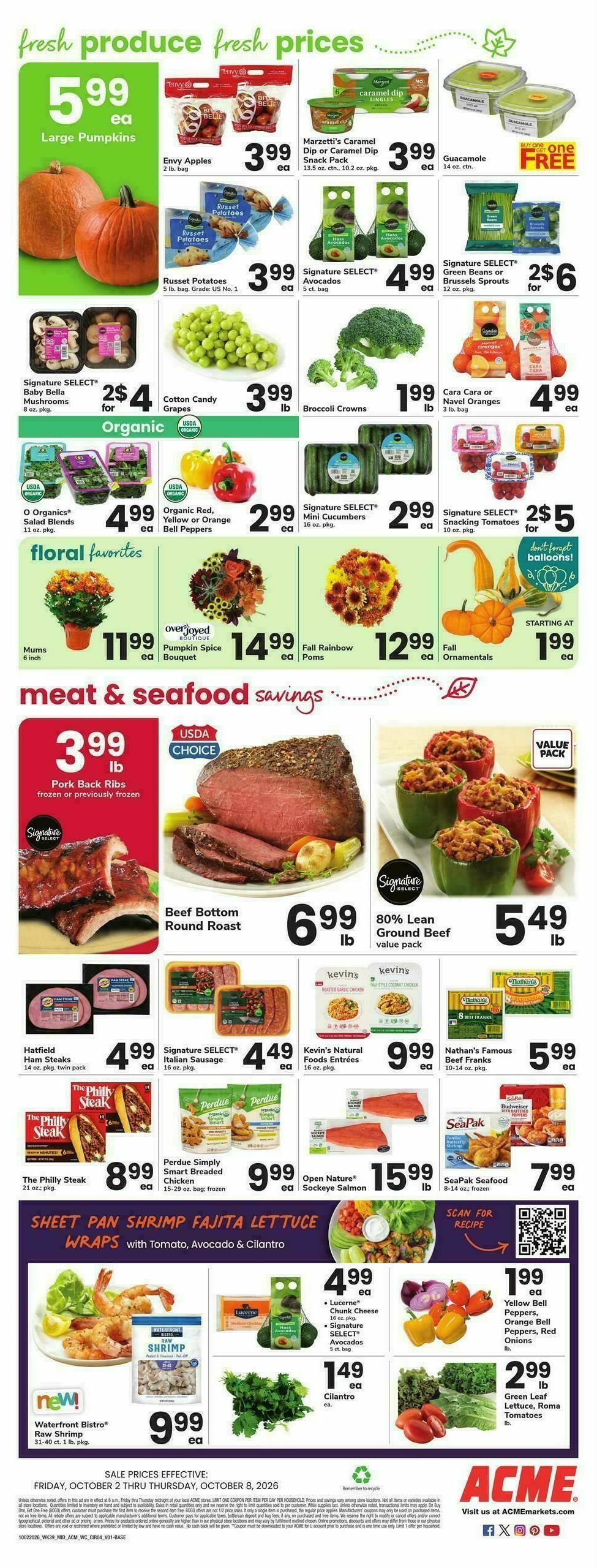 ACME Markets Weekly Ad from October 2