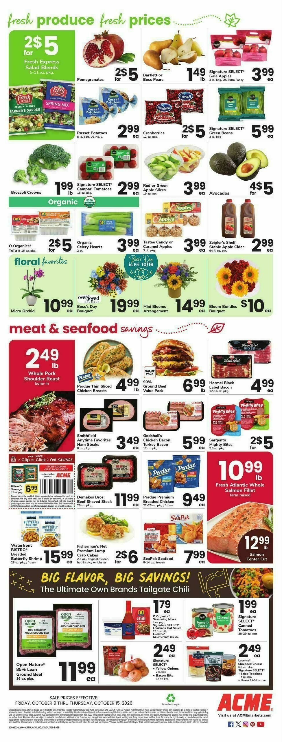 ACME Markets Weekly Ad from October 9