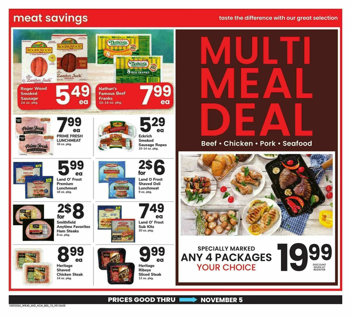 ACME Markets Big Book of Savings Weekly Ad from October 9