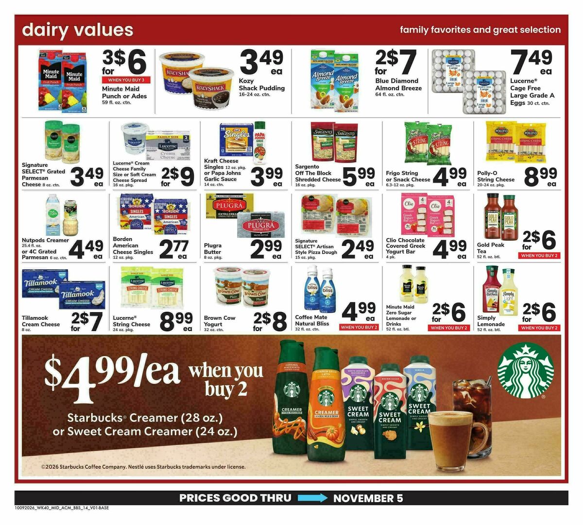 ACME Markets Big Book of Savings Weekly Ad from October 9