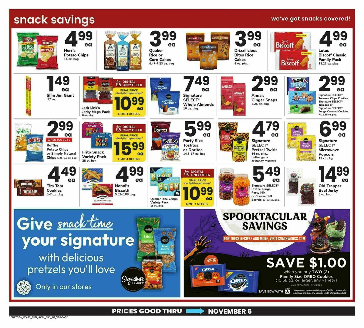ACME Markets Big Book of Savings Weekly Ad from October 9