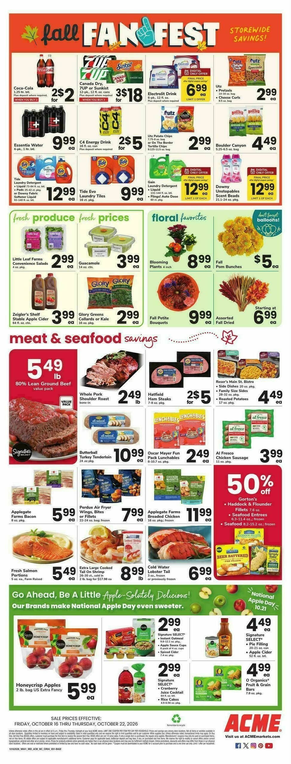 ACME Markets Weekly Ad from October 16